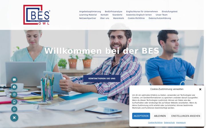 Екранна снимка на business-englisch-sprachschule.de
