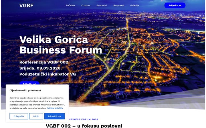 Ekraanipilt saidist business-forum.hr