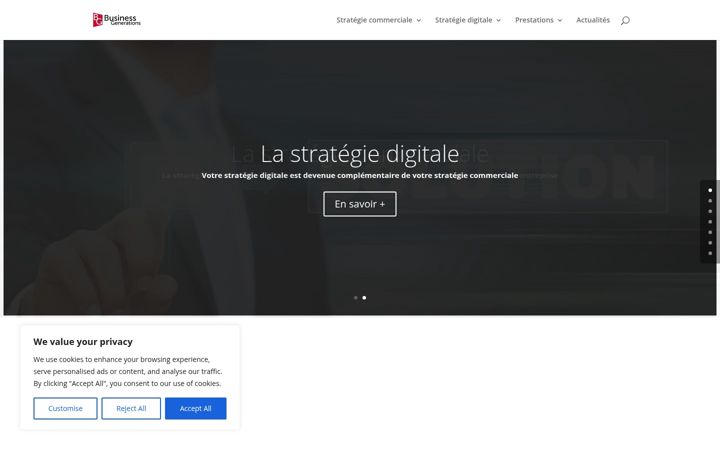 Screenshot of business-generations.com