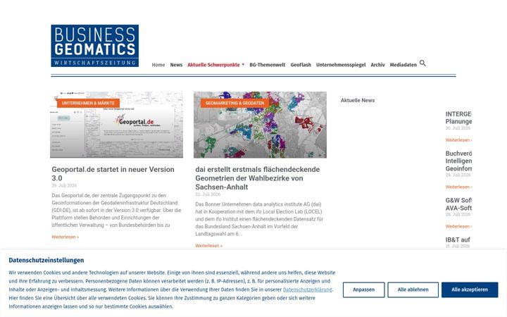 Screenshot of business-geomatics.com