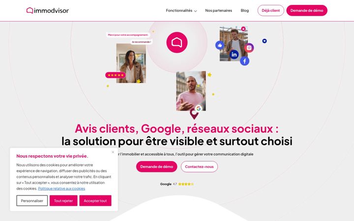Screenshot of business-immodvisor.com