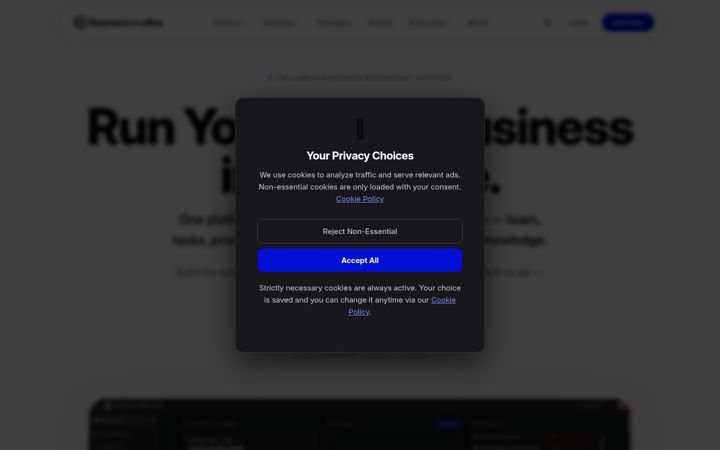 Screenshot of business-in-a-box.com
