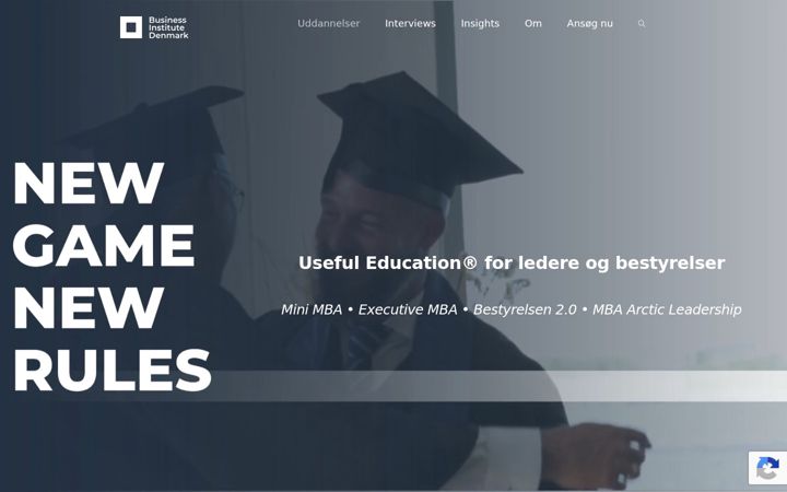 Screenshot of business-institute.dk