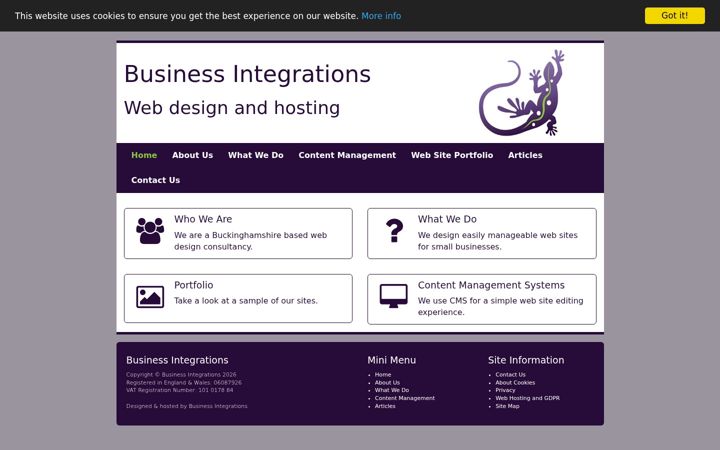Screenshot of business-integrations.com