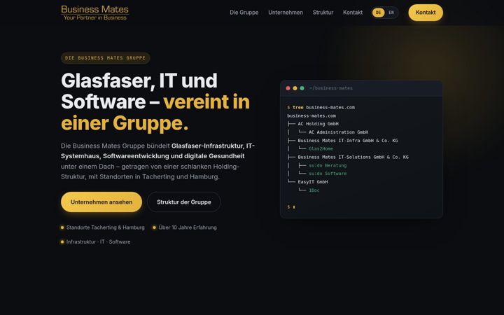 Screenshot of business-mates.com