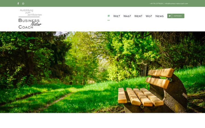 Screenshot of business-naturcoach.com