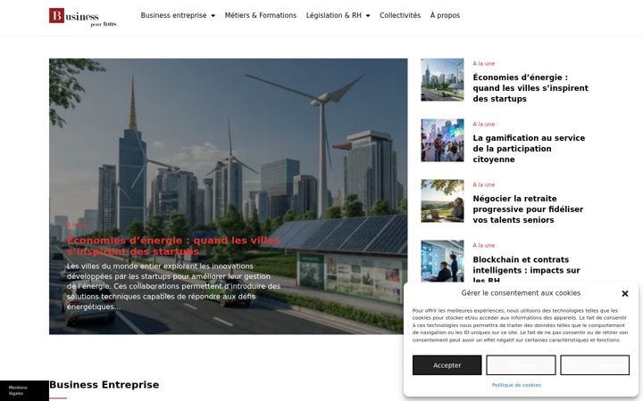 Screenshot of business-pour-tous.com