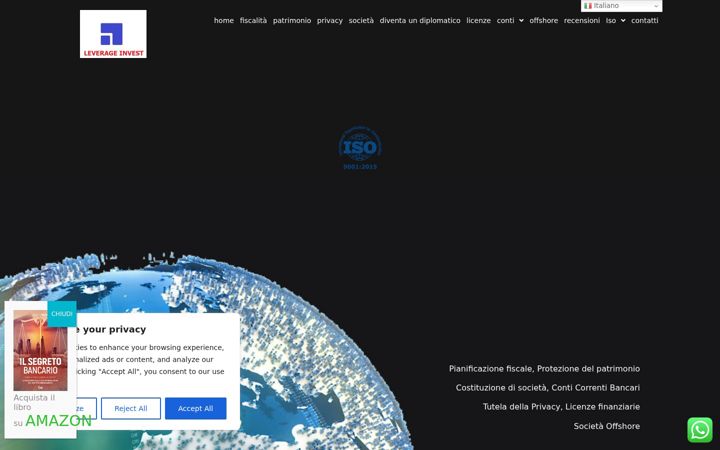 Screenshot stránky business-senzaconfini.it