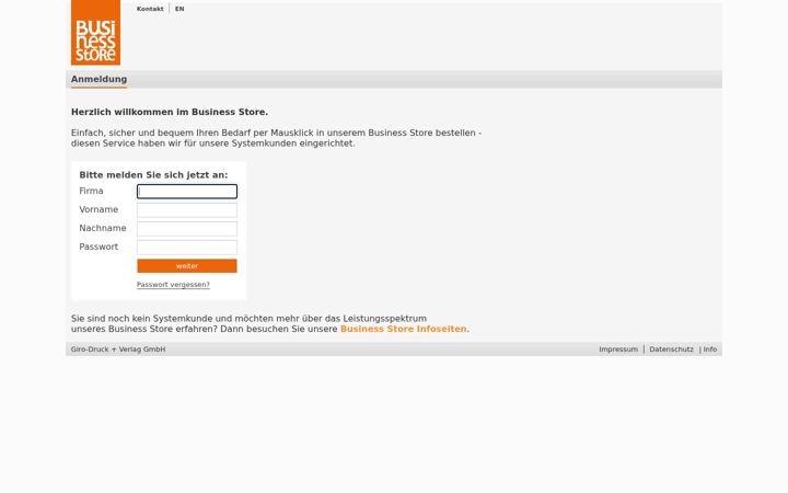 Screenshot of business-store.de