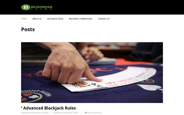 Screenshot of business-theme.com