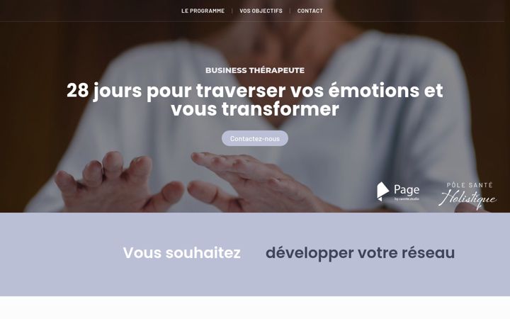 Screenshot of business-therapeute.fr
