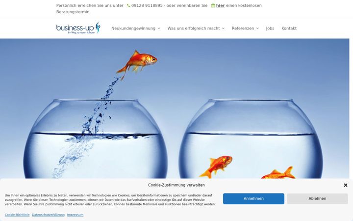 Captura de pantalla de business-up.de