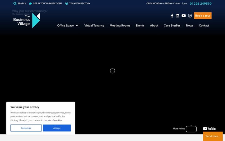Screenshot of business-village.co.uk