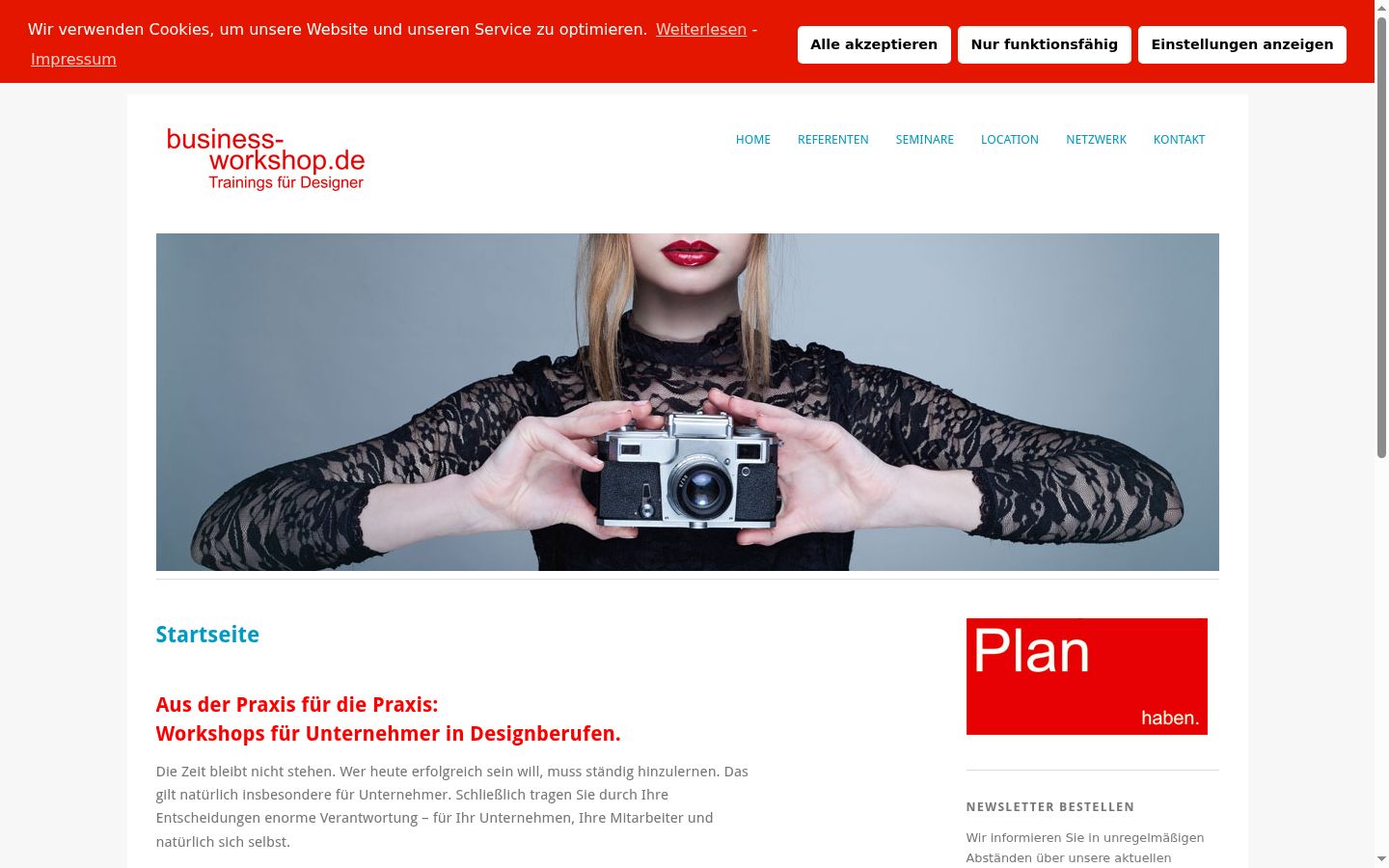Sutikimo reklamjuostės, rodytos prieš bet kokią sąveiką, ekrano kopija