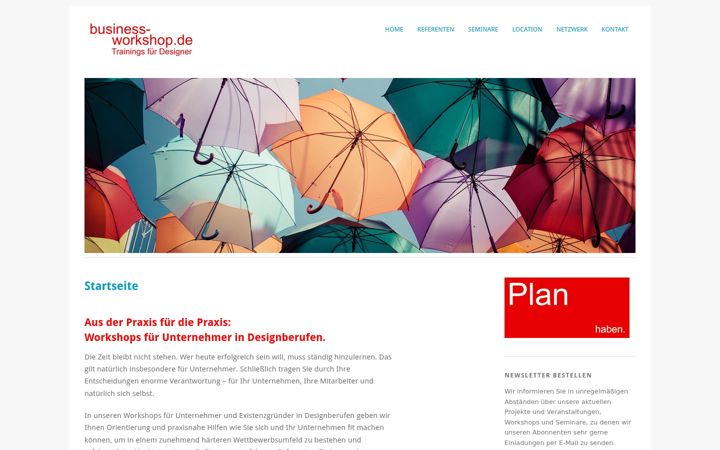 Screenshot of business-workshop.de
