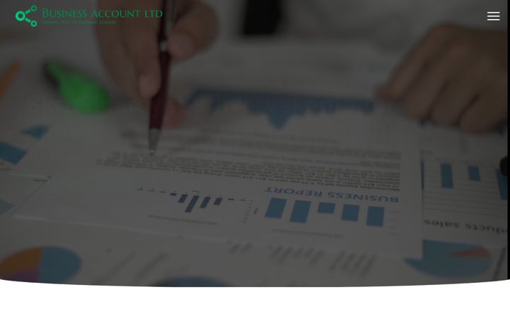 Screenshot of businessaccount.dk