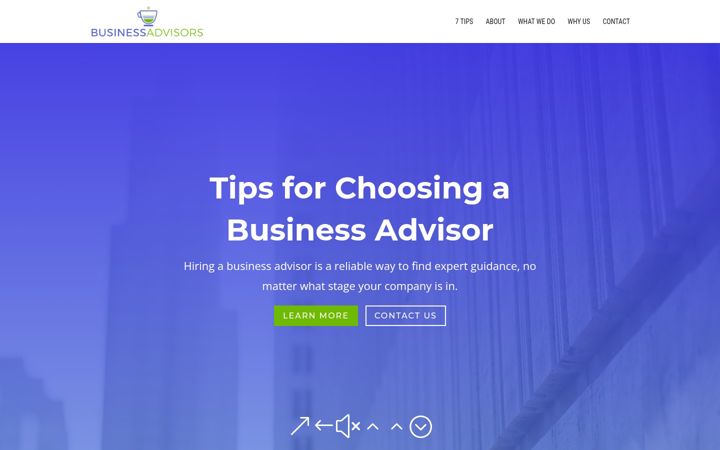 Screenshot of businessadvisors.io