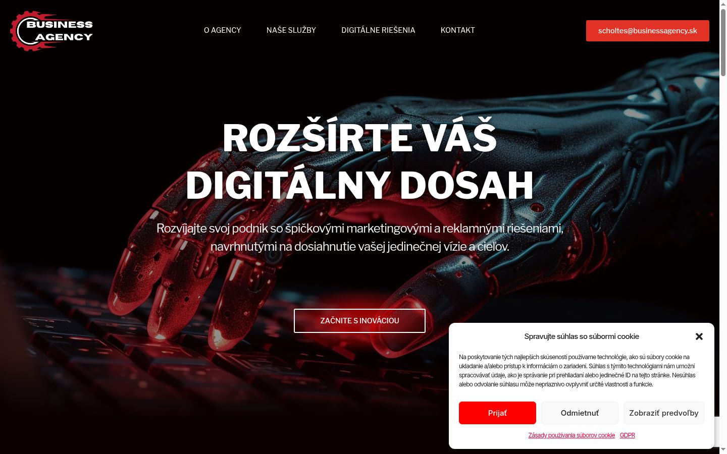 Screenshot tal-banner tal-kunsens muri qabel kwalunkwe interazzjoni