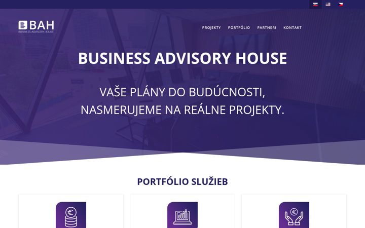 Screenshot of businessah.eu