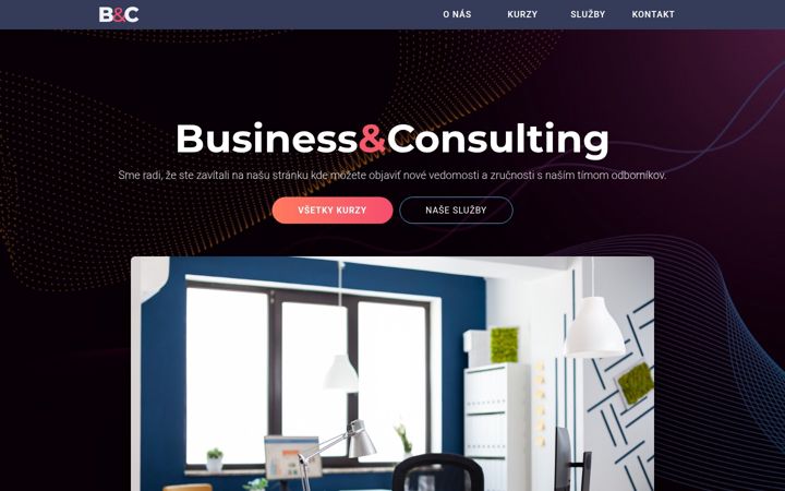 Screenshot of businessandconsulting.sk