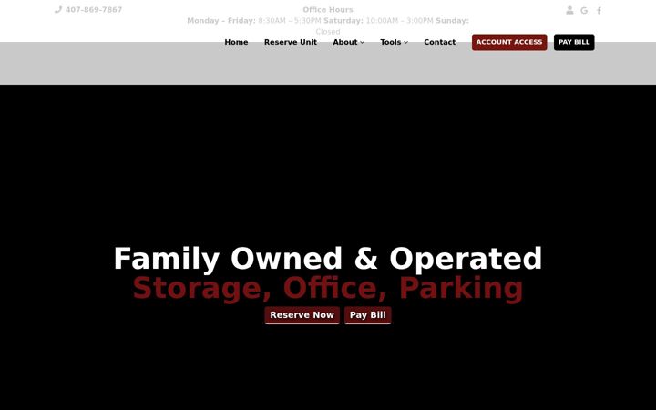 Screenshot of businessandstorage.com