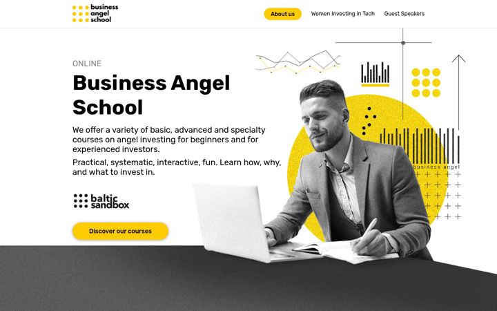 Screenshot of businessangelleaders.eu