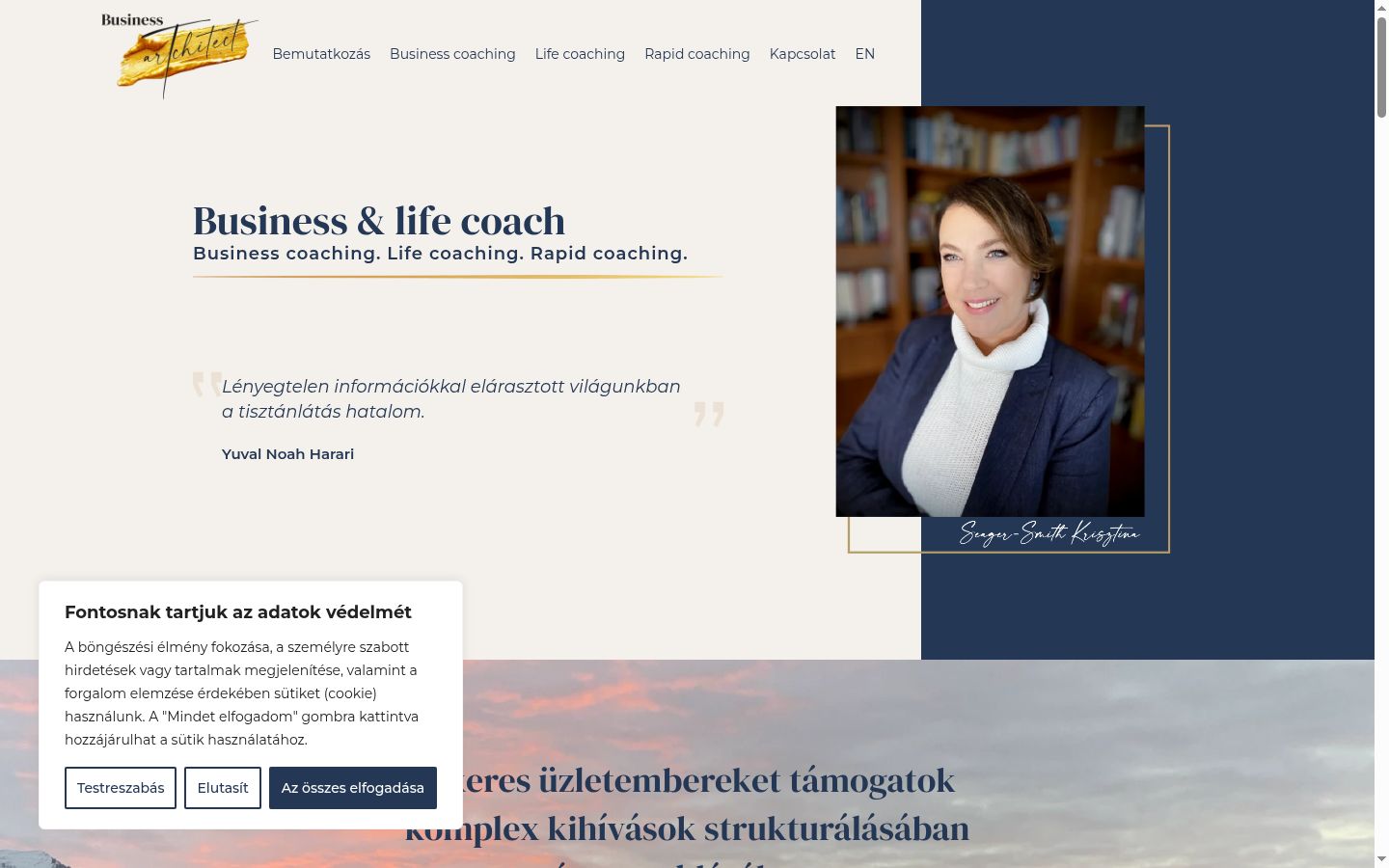 Captura de ecrã do banner de consentimento apresentado antes de qualquer interação