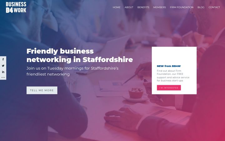 Screenshot of businessb4work.co.uk