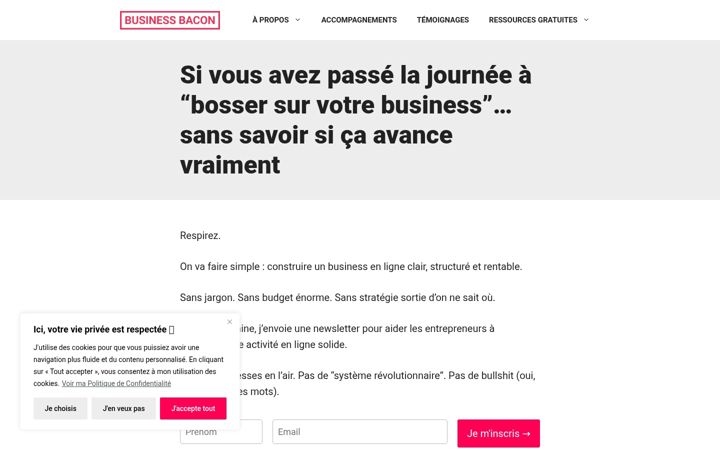 Screenshot of businessbacon.fr