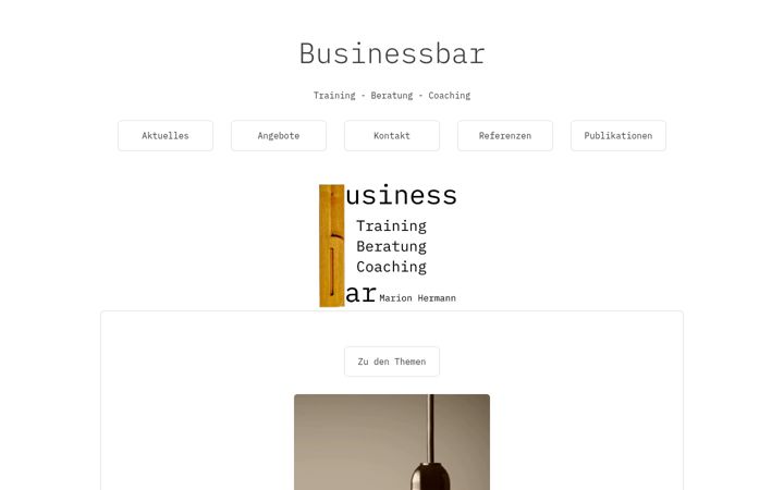 Screenshot of businessbar.de