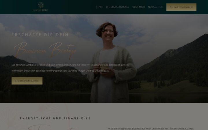 Screenshot of businessbiotop.de
