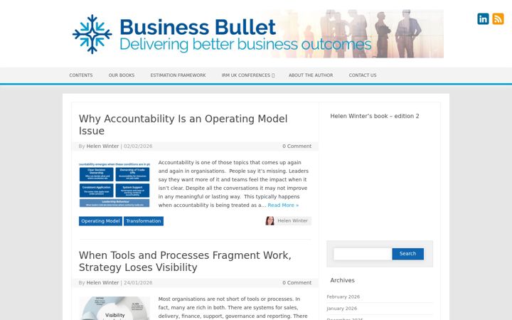 Skærmbillede af businessbullet.co.uk