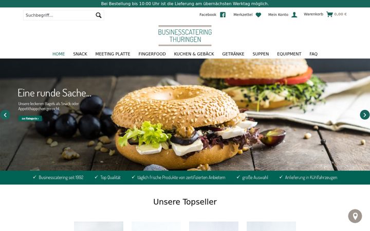 Posnetek zaslona businesscatering-thueringen.de