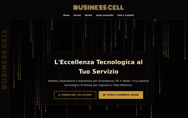 Screenshot of businesscell.it