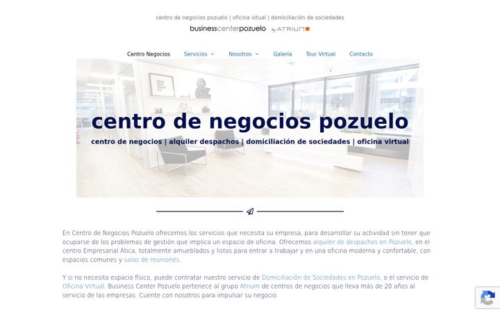Screenshot of businesscenterpozuelo.com