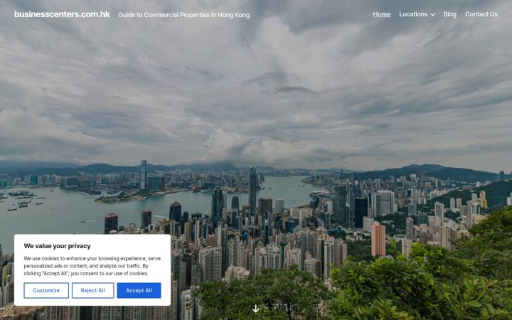 Screenshot of businesscenters.com.hk