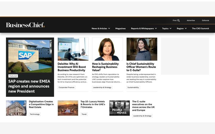 Screenshot of businesschief.eu