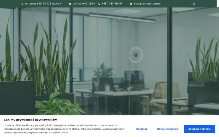Screenshot of businessclean.pl