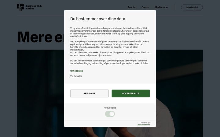 Screenshot of businessclubaarhus.dk