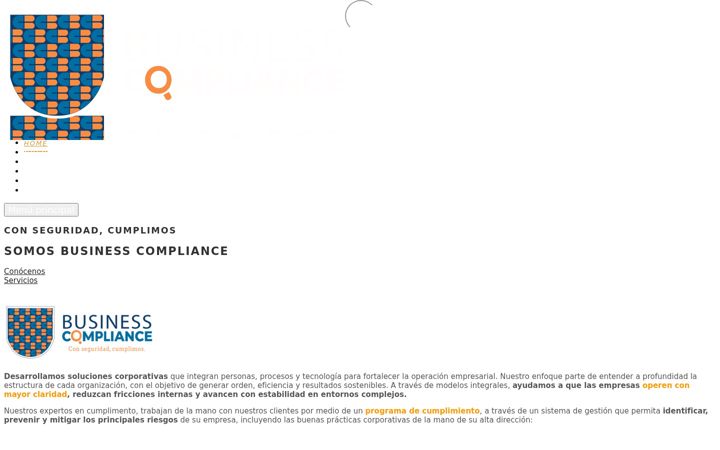 Screenshot of businesscompliance.com.mx