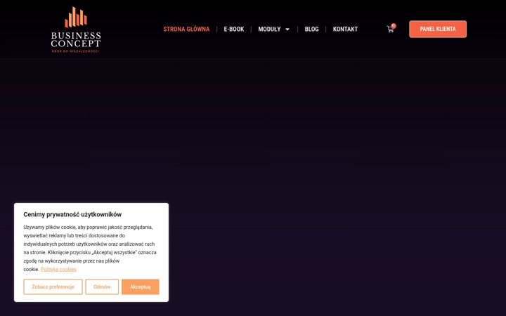 Screenshot ta' businessconcept.pl