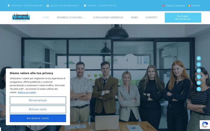 Screenshot of businessconsultantmilan.it