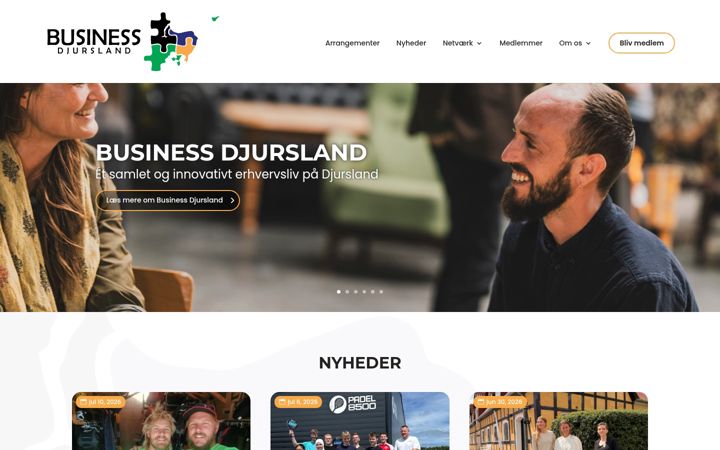 Screenshot of businessdjursland.dk