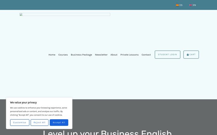 Screenshot of businessenglishavenue.com