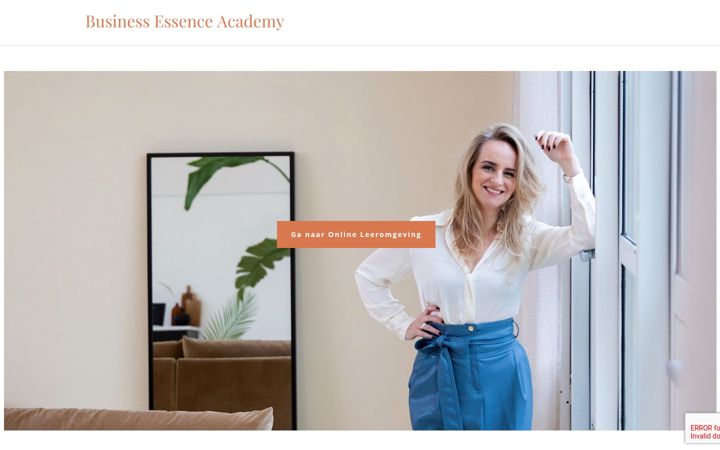Screenshot of businessessenceacademy.nl