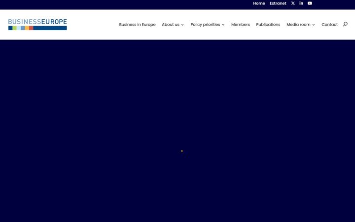 Screenshot of businesseurope.eu