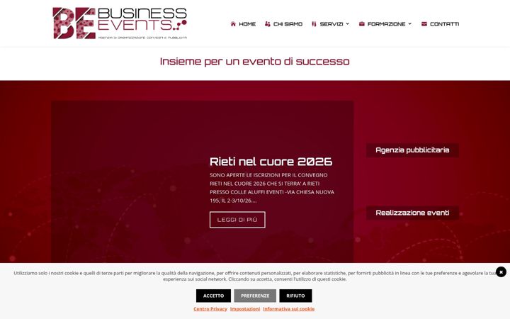 Screenshot of businessevents.it
