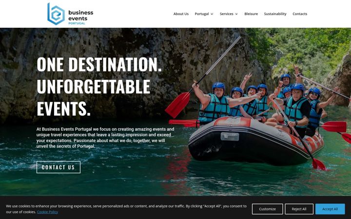 Screenshot di businessevents.pt
