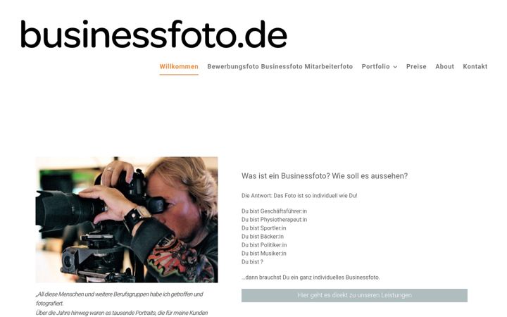 Screenshot of businessfoto.de