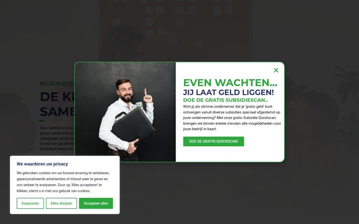 Screenshot of businessfriends.nl